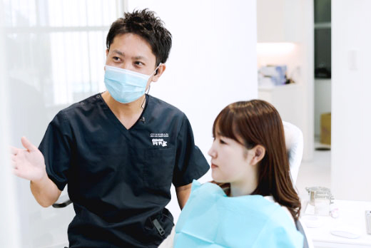 痛みや腫れ・恐怖心に配慮した治療